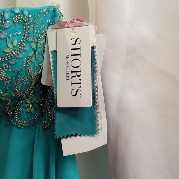 Mon Cheri - MCS21668 - Beaded Strapless Dress - Size 4 - Picture 8 of 8